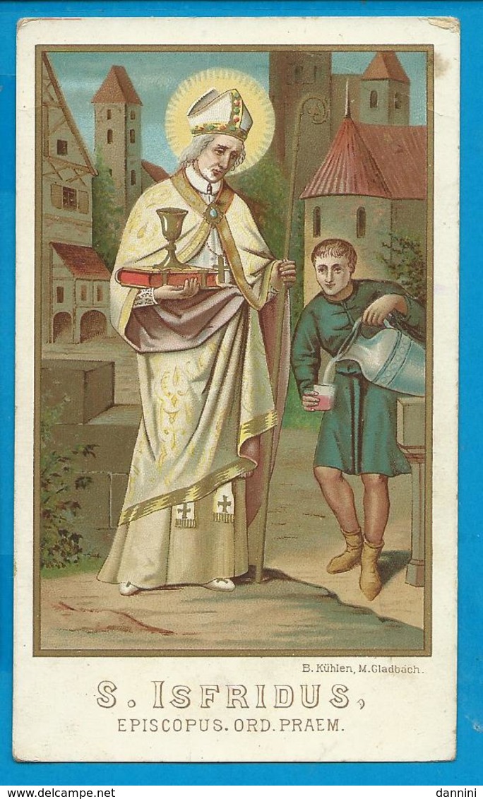 Holycard    St.  Isfridus - Devotieprenten