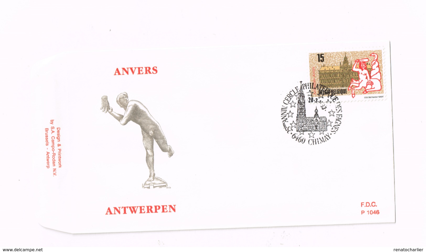 Antwerpen.Oblitération "Chimay" - 1991-2000