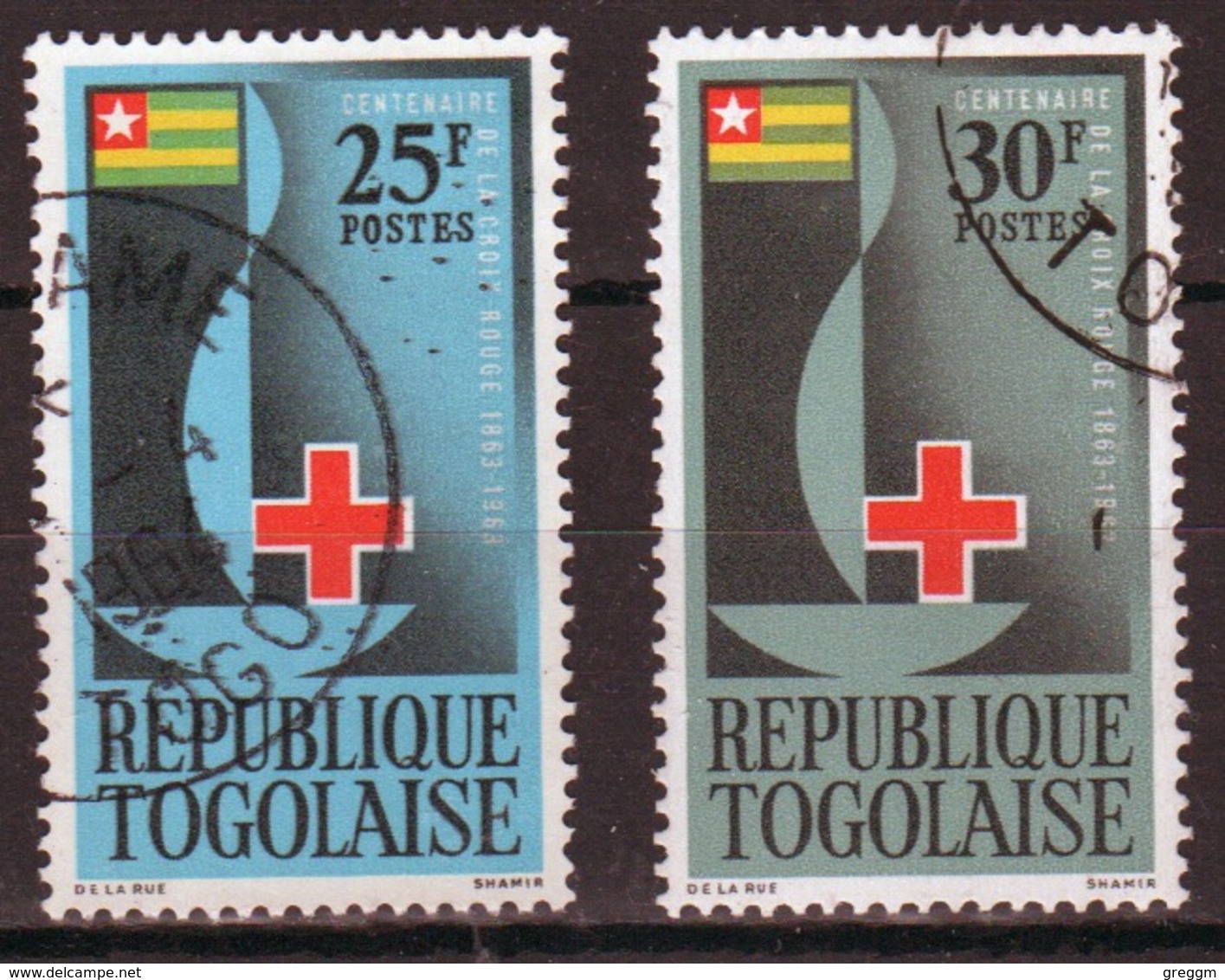 Red Cross Togo 1963 Set Of Stamps Celebrating The Red Cross Centenary. - Red Cross