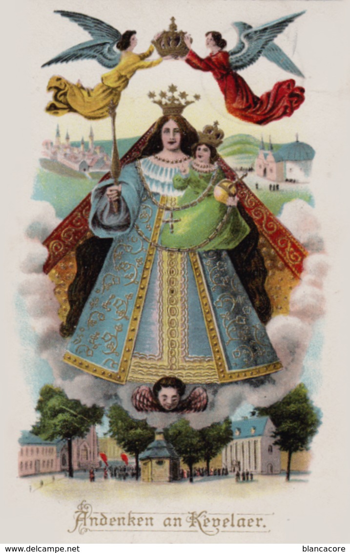 Andenken An Kevelaer Vierge  Maria Madonna Cachet Postal 1908 - Kevelaer