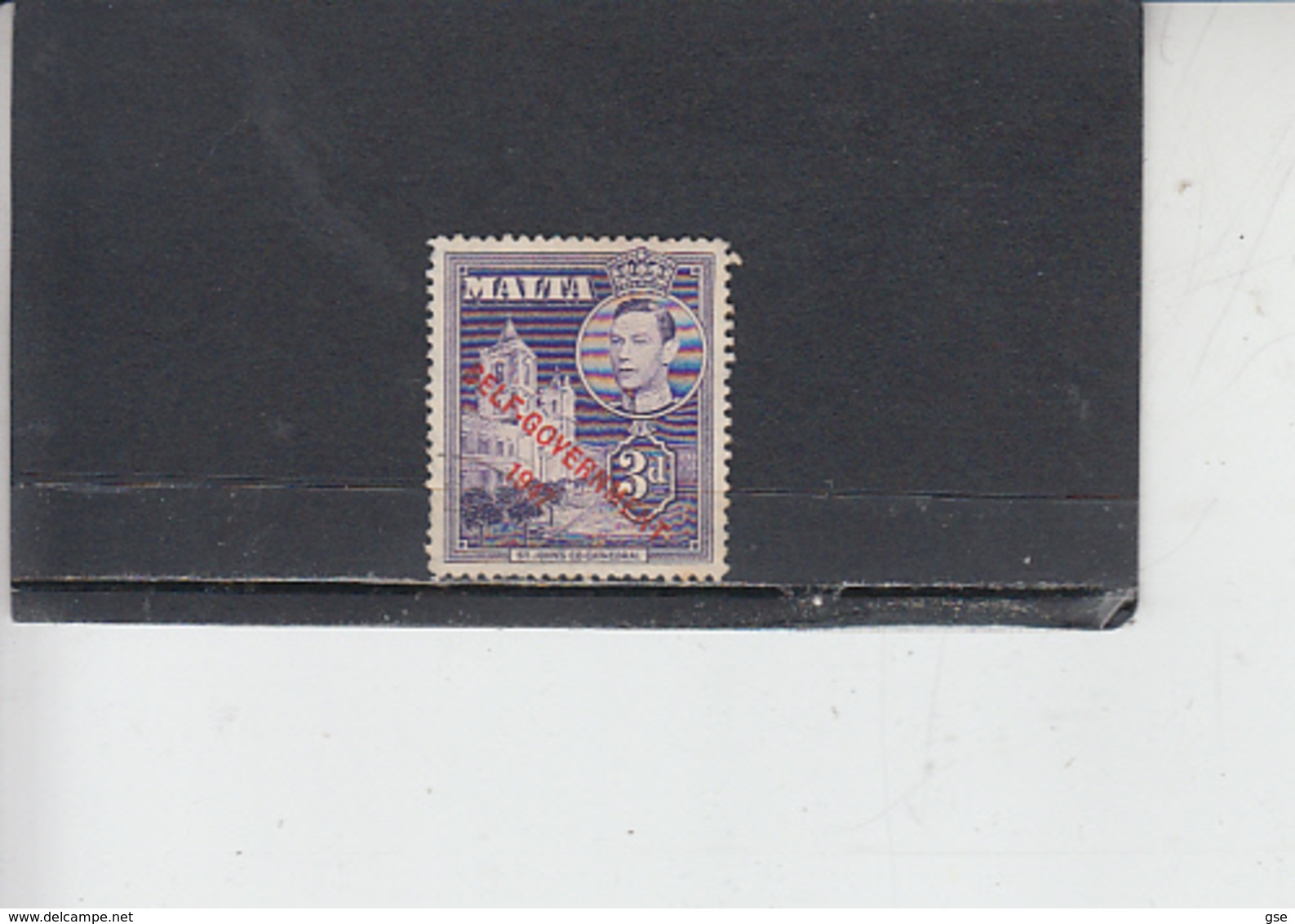 MALTA  1953 - Unificato  232 - Giorgio VI - Soprastampato - Malta