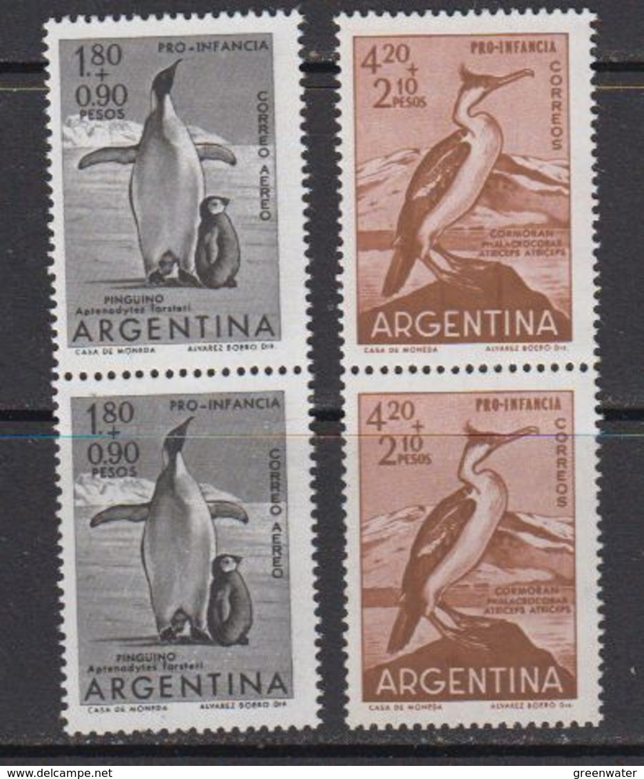 Argentina 1961 Penguins 2v Pair ** Mnh (41812) - Ongebruikt