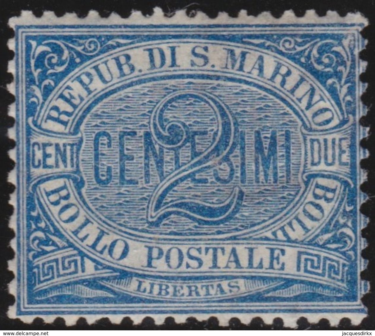 San Marino      .   Yvert     .   12      .   *     .    Mint-hinged     .   /    .   Neuf Avec Charniere - Unused Stamps