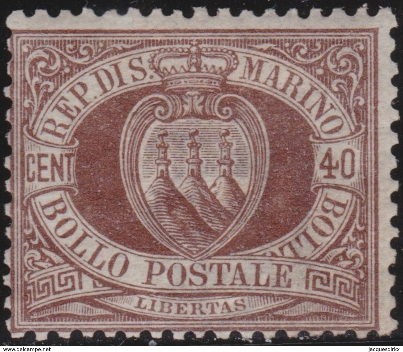 San Marino      .   Yvert     .   17      .   *     .    Mint-hinged     .   /    .   Neuf Avec Charniere - Ongebruikt