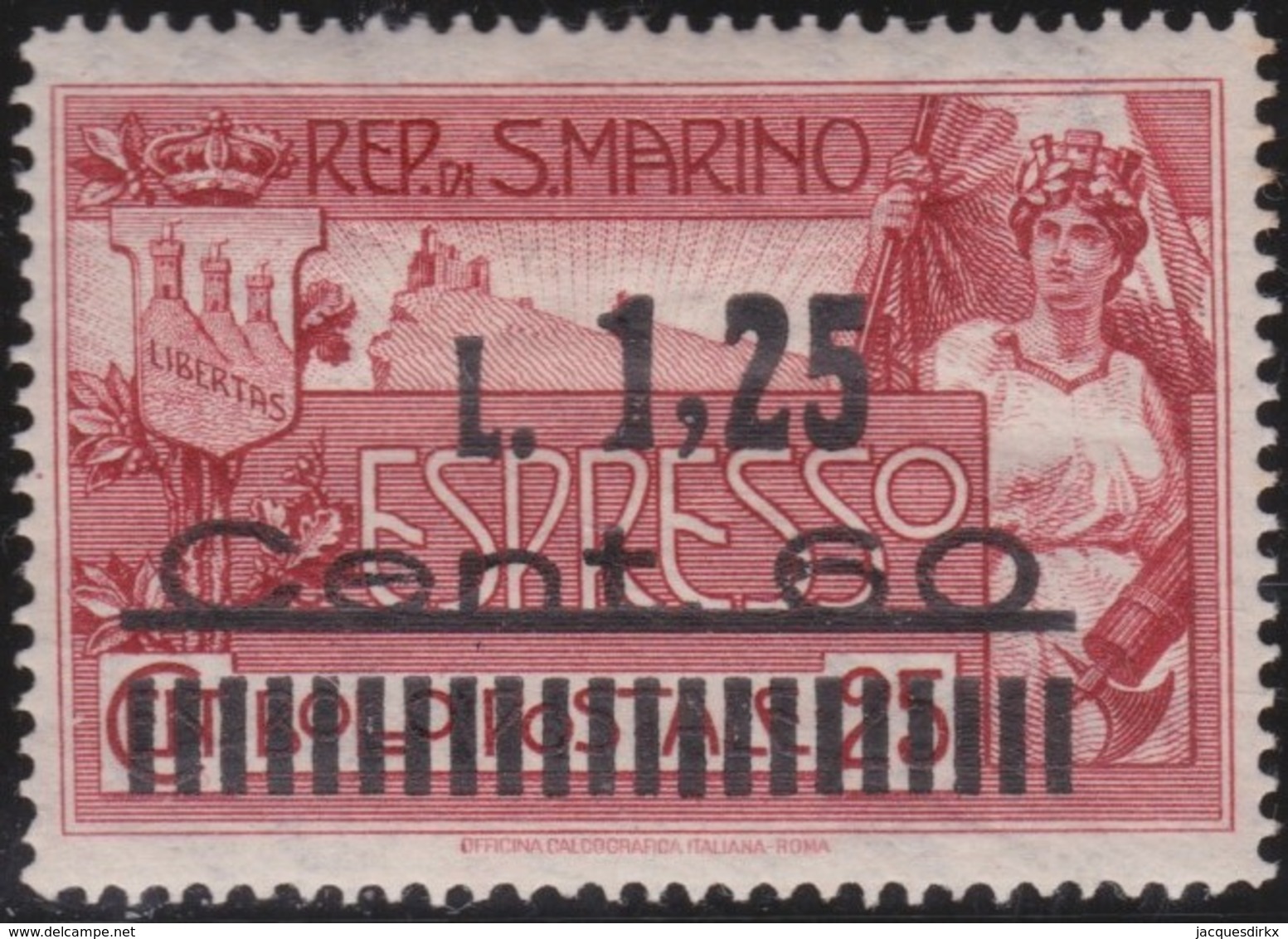 San Marino      .   Yvert     .    Stamp       .   *     .    Mint-hinged     .   /    .   Neuf Avec Charniere - Ongebruikt