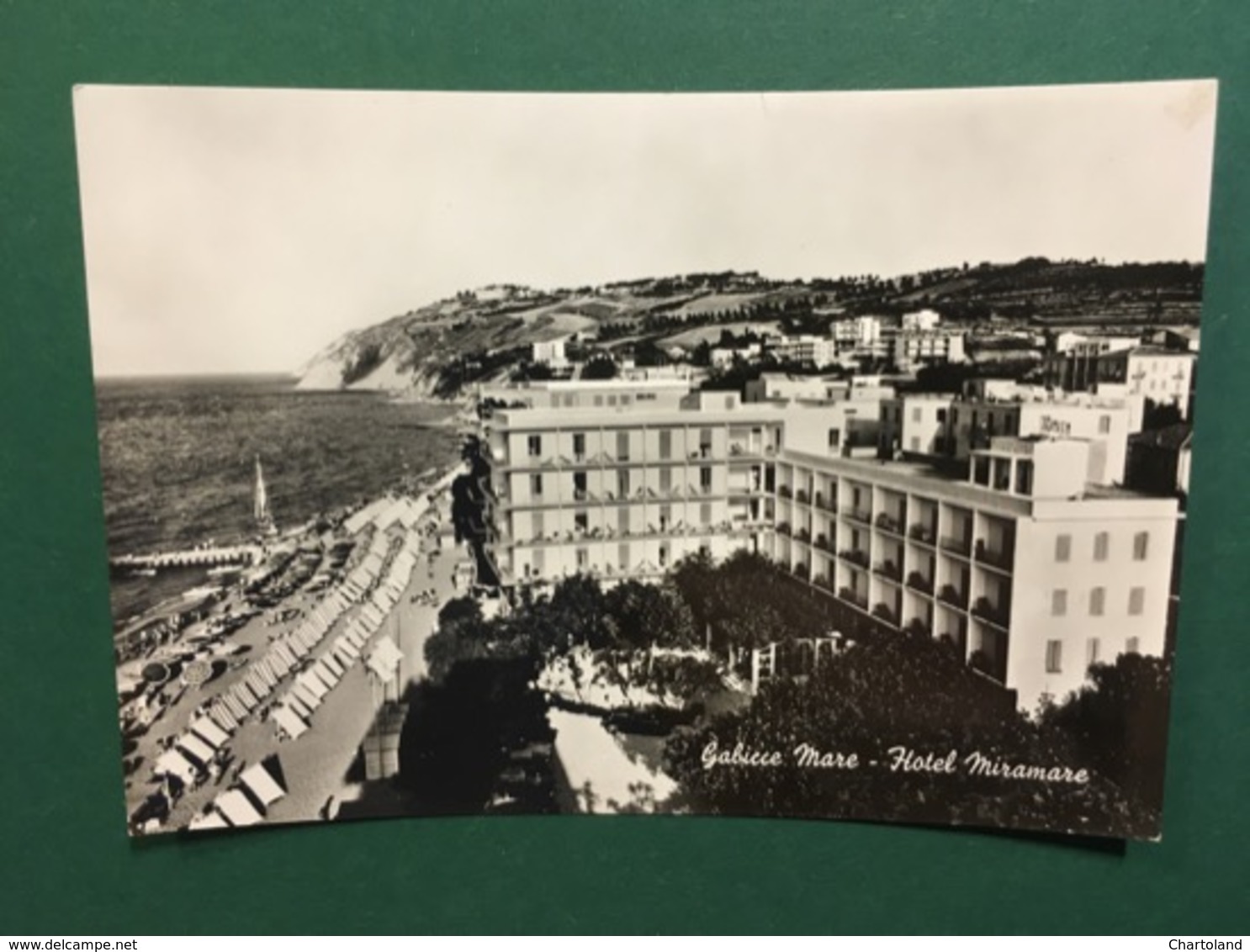 Cartolina Hotel Miramare - Gabicce Mare - Riviera Adriatica - Italia - 1958 Ca. - Pesaro