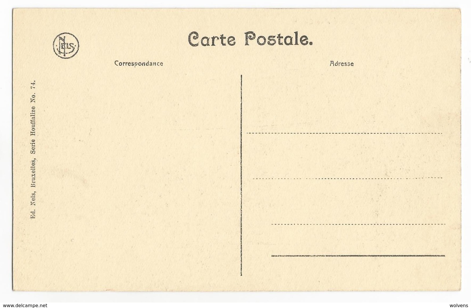 Cowan Houffalize Vue Du Village Carte Postale Ancienne - Houffalize