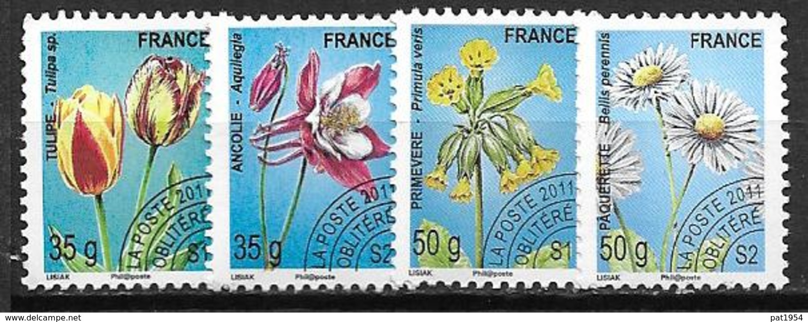 France 2011 Préoblitérés N° 259/262 Neufs Orchidées à 20% De La Cote - 1989-2008