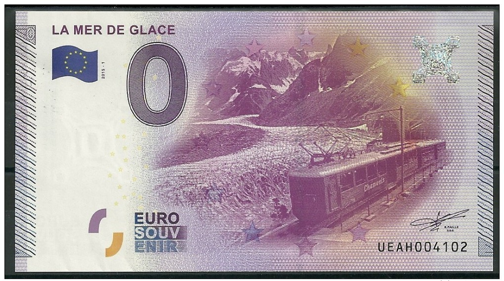 Billet Touristique 0 Euro 2015  La Mer De Glace  Train - Essais Privés / Non-officiels