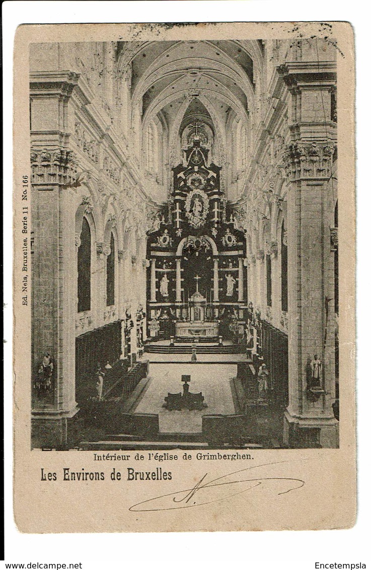 CPA - Carte Postale -Belgique -Grimbergen- Intérieur De L'Eglise  1903 VM465 - Grimbergen