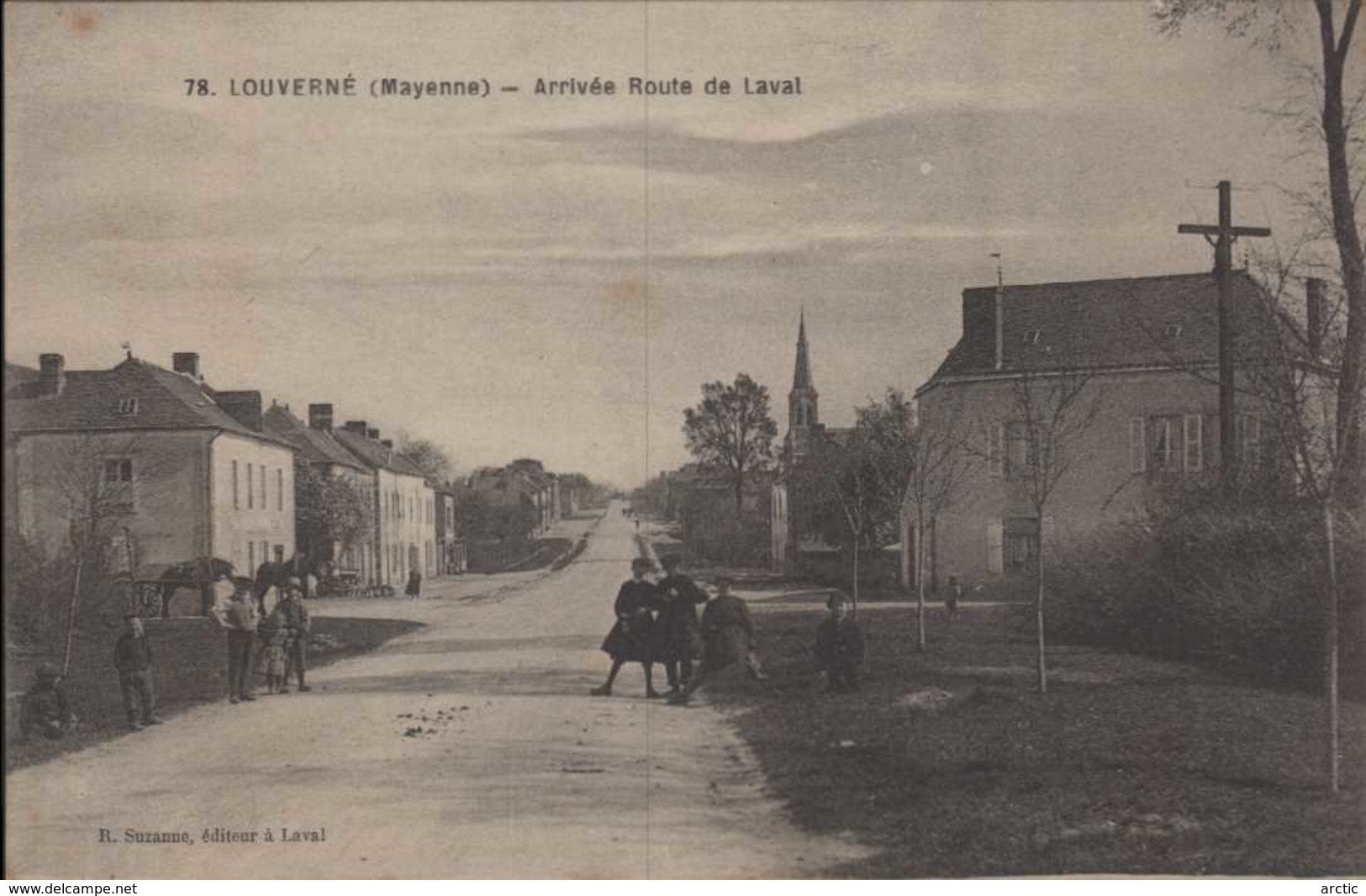 Louverne Arrivée Route De Laval - Louverne
