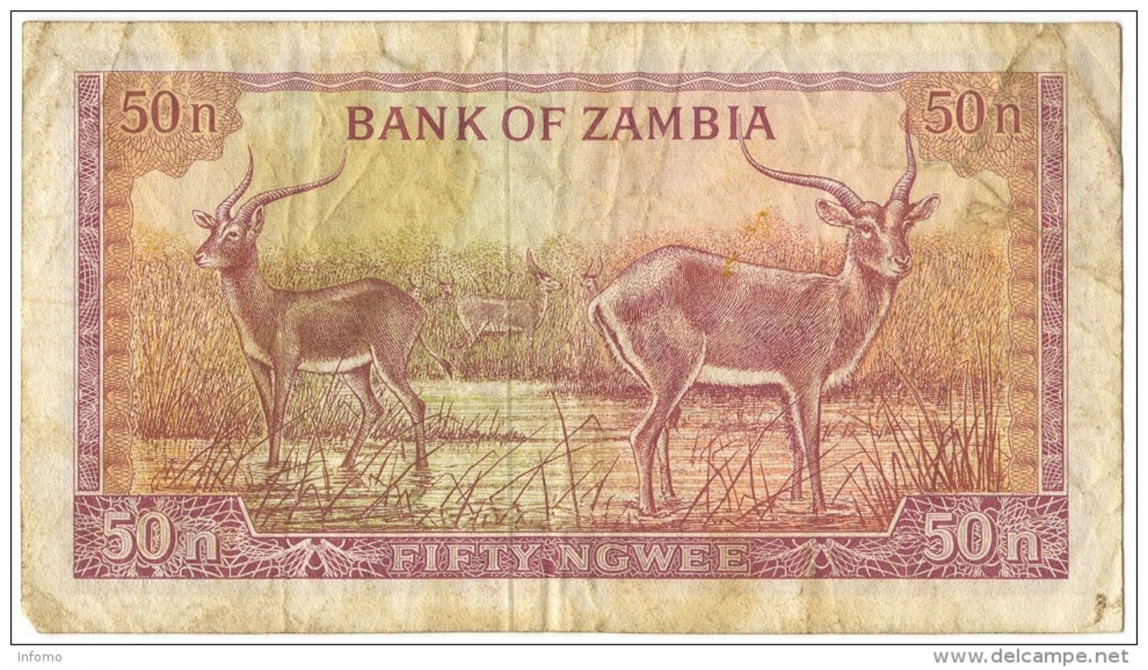 Zambia 50 Ngwee 1968 - Zambie