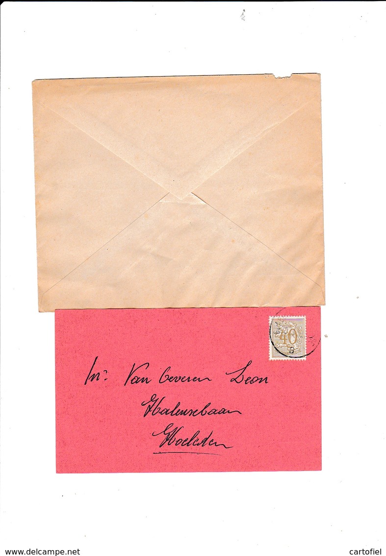 HOELEDEN-KORTENAKEN-OMSLAG-GEMEENTE+BRIEFKAART-KWB-PAROCHIEZAAL-ZIE DE 2 SCANS - Sonstige & Ohne Zuordnung