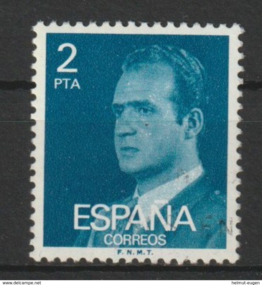 MiNr. 2238 Spanien 1976, 15. Juli./1983. Freimarken: König Juan Carlos I. RaTdr.; X = Normales Papier, Y = Papie - Gebraucht