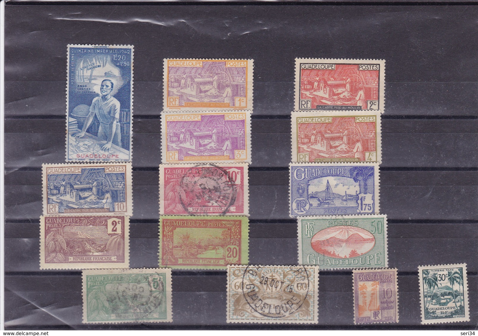 GUADELOUPE : Y&T : Lot De 15 Timbres * Et O - Oblitérés