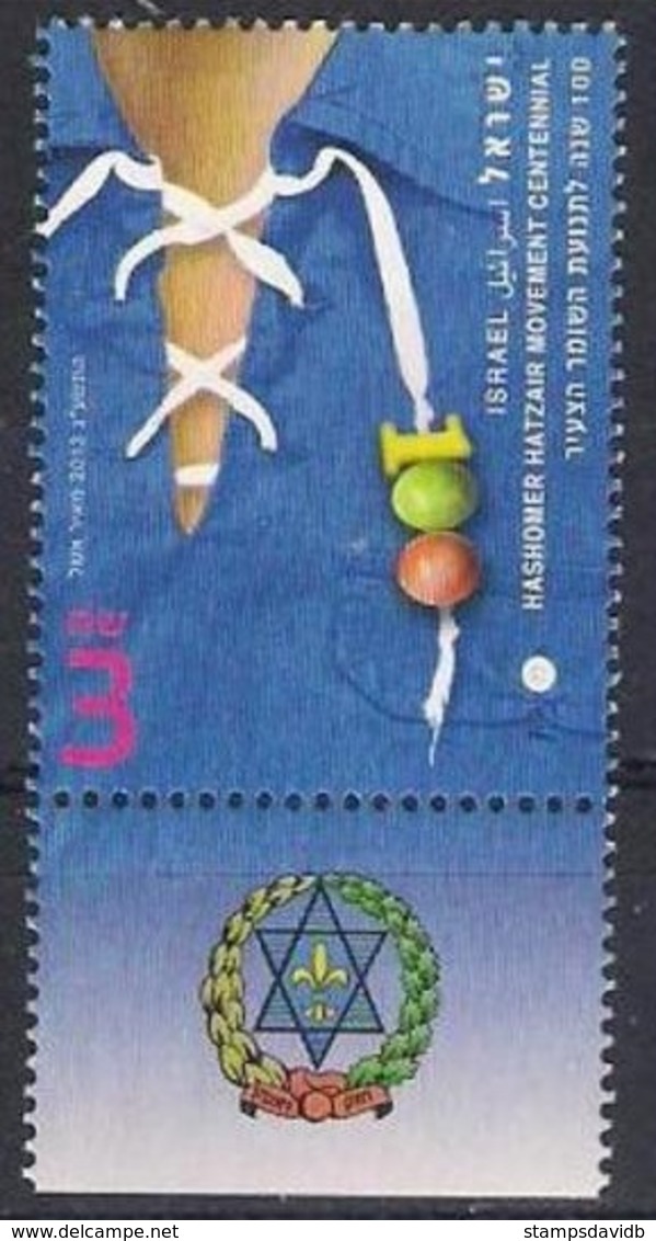 2013	Israel	2359	Hashomer Hatzair Movement Centennial - Used Stamps (with Tabs)