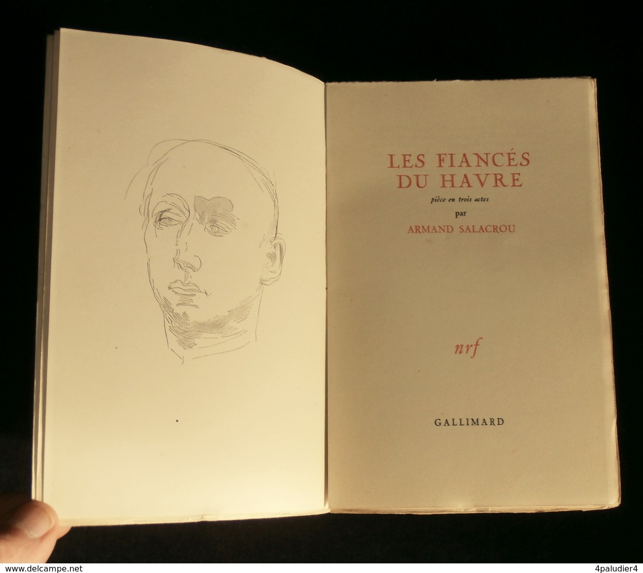 ( Théatre Le Havre )  LES FIANCES DU HAVRE Par Armand SALACROU 1944 Ill. Raoul DUFY Edition Originale - Auteurs Français