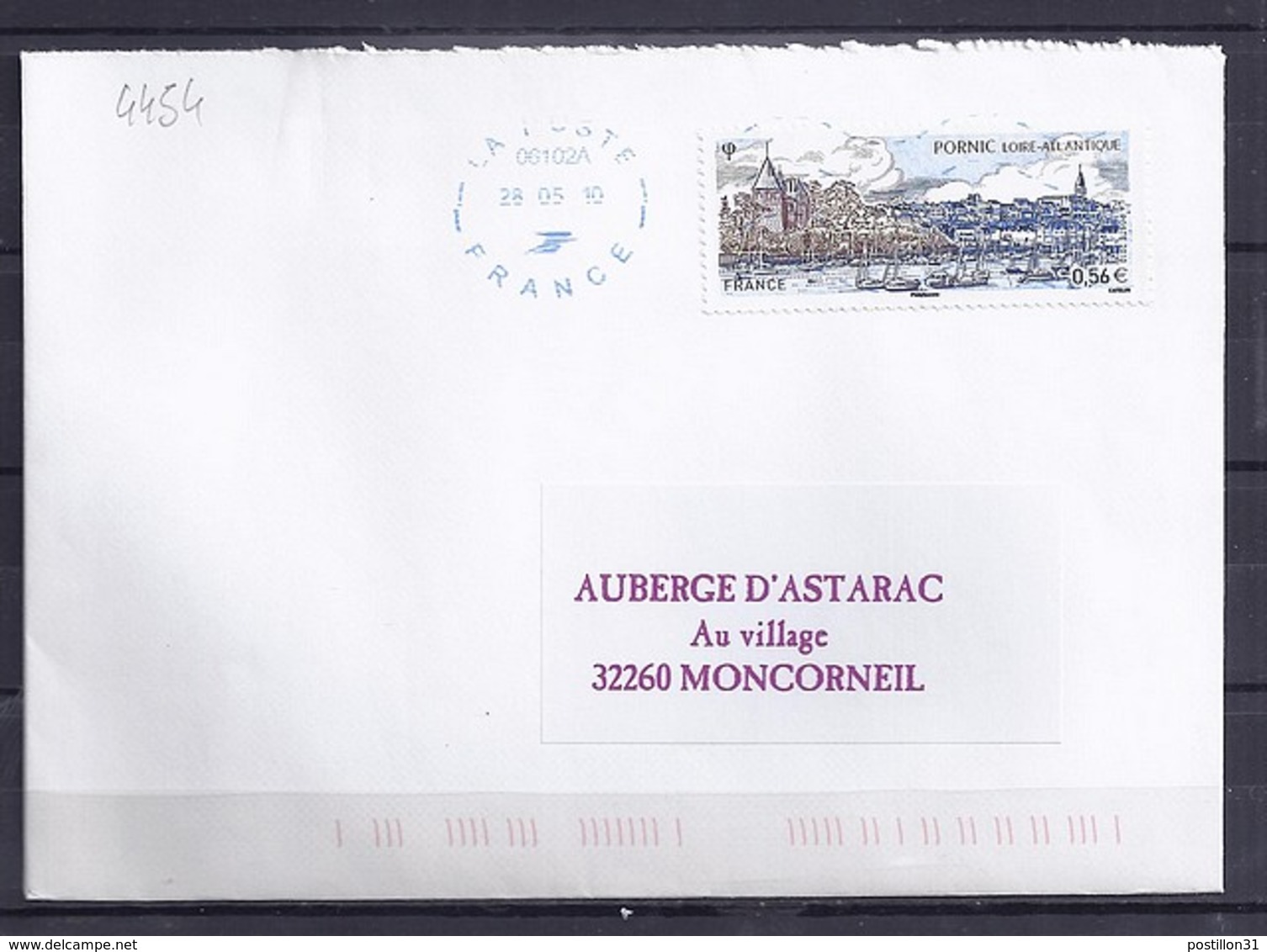 TP N° 4454 SUR LETTRE  DE 2010 - 1961-....