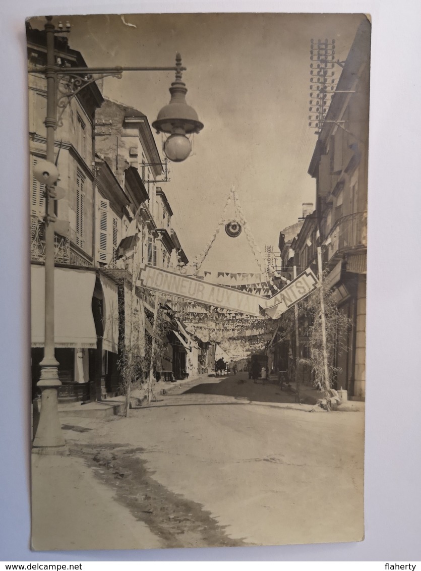 TONNEINS Carte Photo - Fête Honneur Aux Vaillants - Tonneins