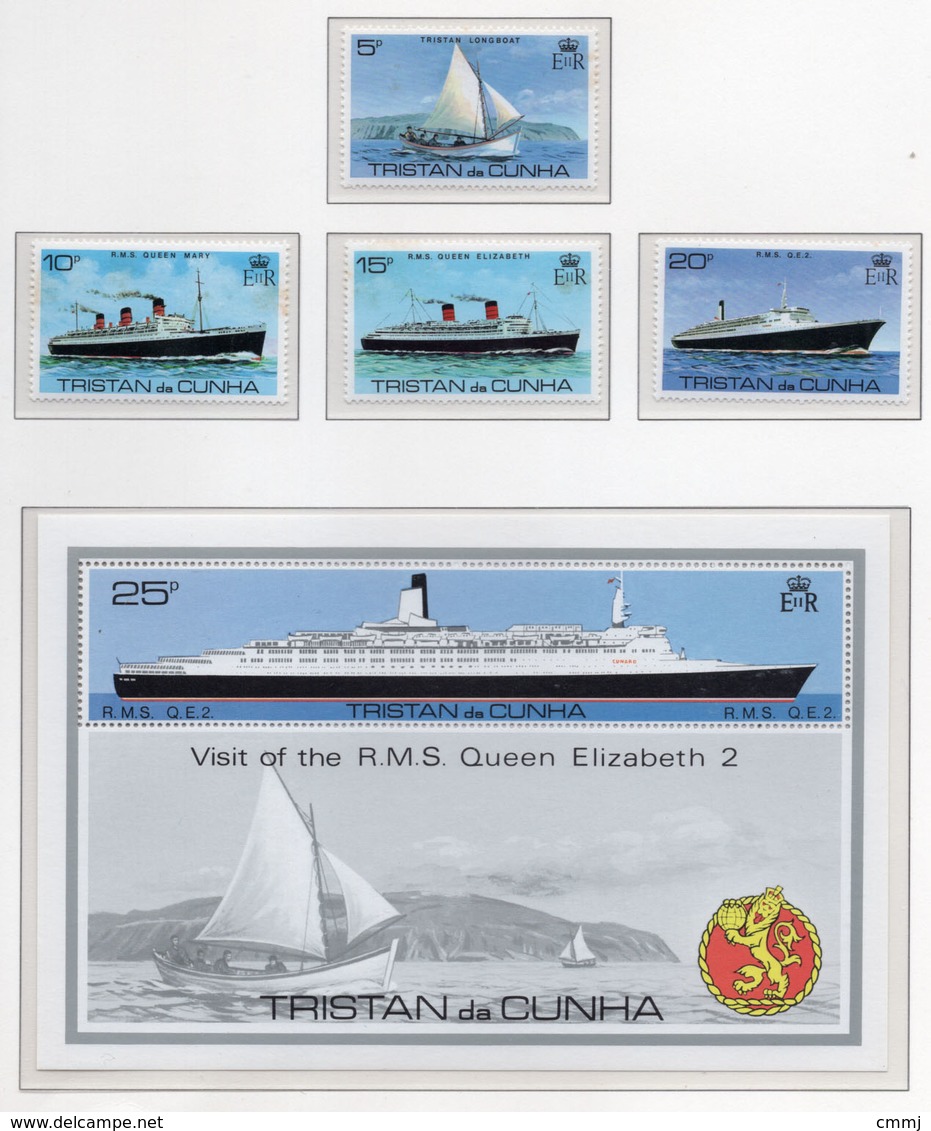 1979 - TRISTAN DA CUNHA - Yv.  Nr. 256/259 + BF 8 - NH - (UP131.5) - Tristan Da Cunha