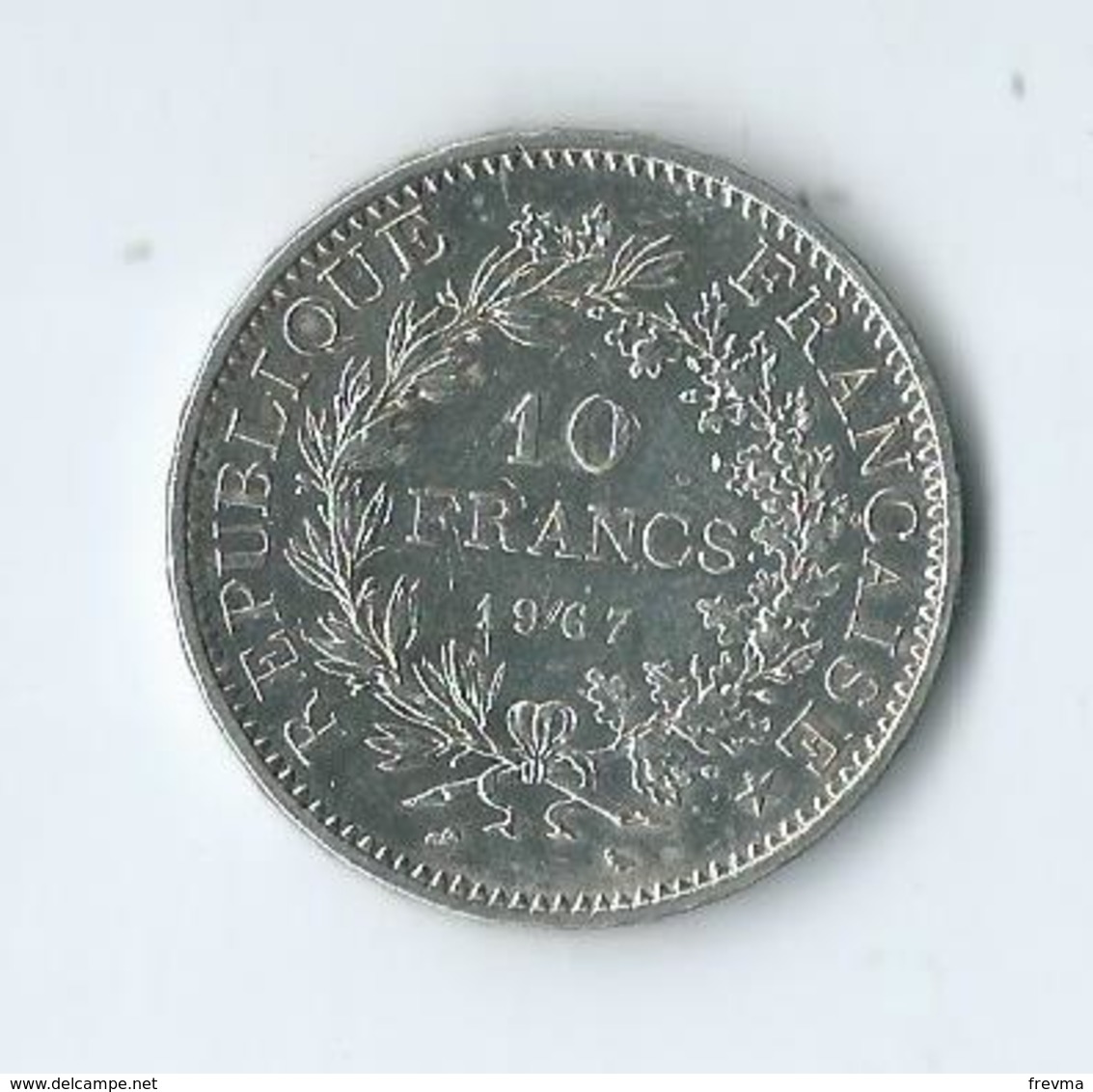 10 Francs Argent Hercule 1967 - 10 Francs