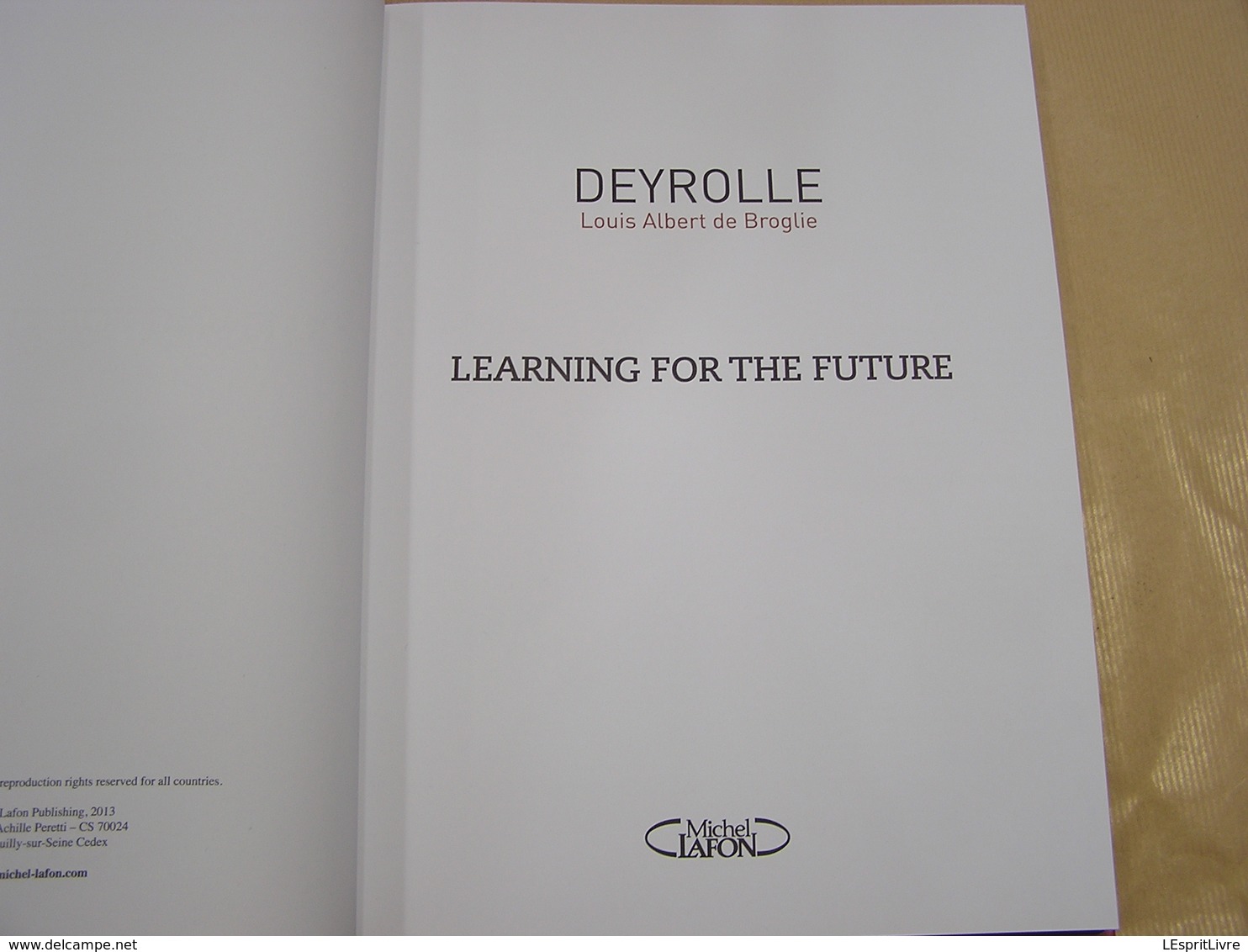 DEYROLLE Learning For The Future Louis Albert De Broglie Planches Deyrolle Zoology Botany Story Physics Flowers Animal - Culture