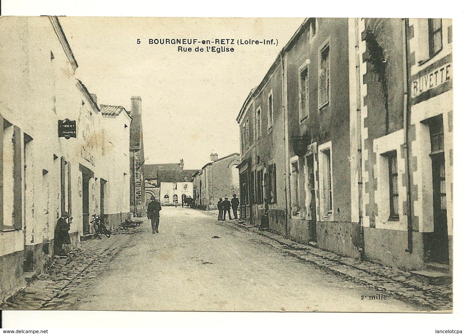 44 - BOURGNEUF EN RETZ / RUE DE L'EGLISE - Bourgneuf-en-Retz