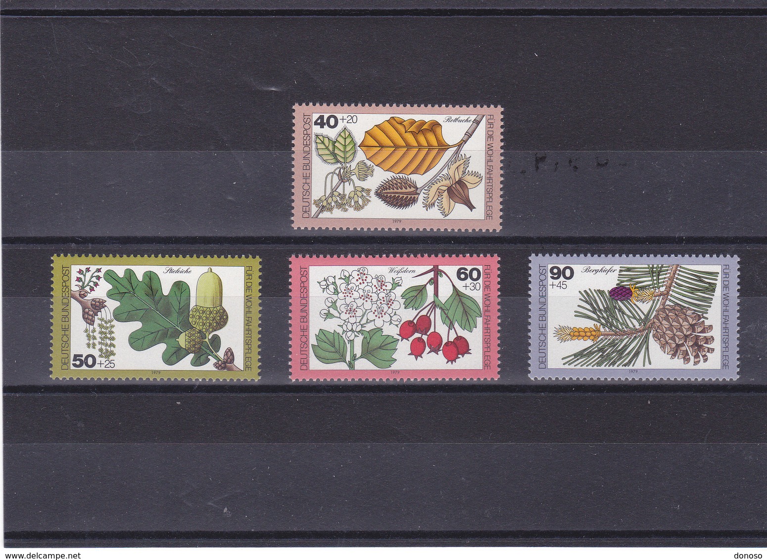 RFA 1979  FLORE DES FORËTS Yvert 870-873 NEUF** MNH - Neufs