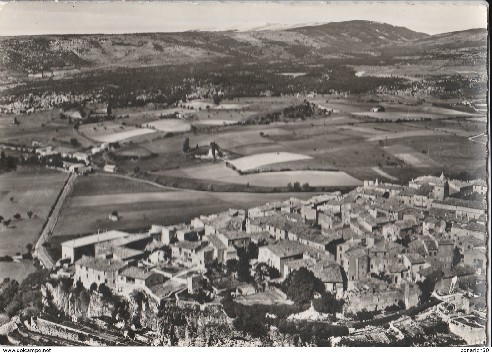 CPSM 84 SAULT VUE GENERALE AERIENNE LE MONT VENTOUX - Autres & Non Classés