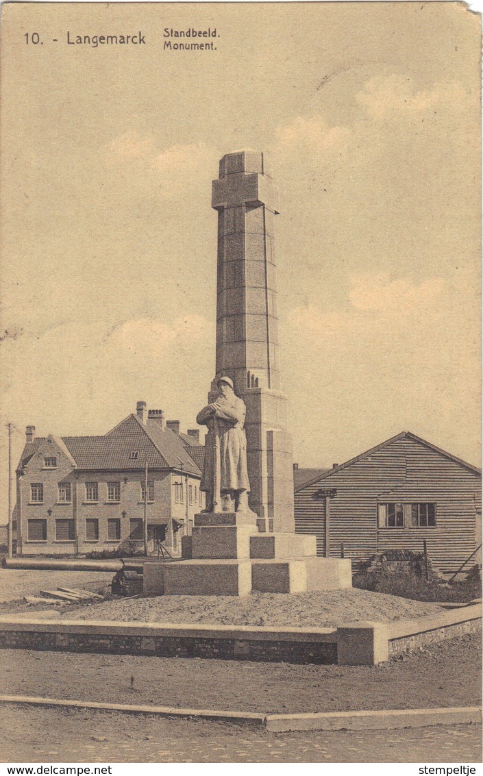 LANGEMARCK        Monument     1927 - Langemark-Poelkapelle
