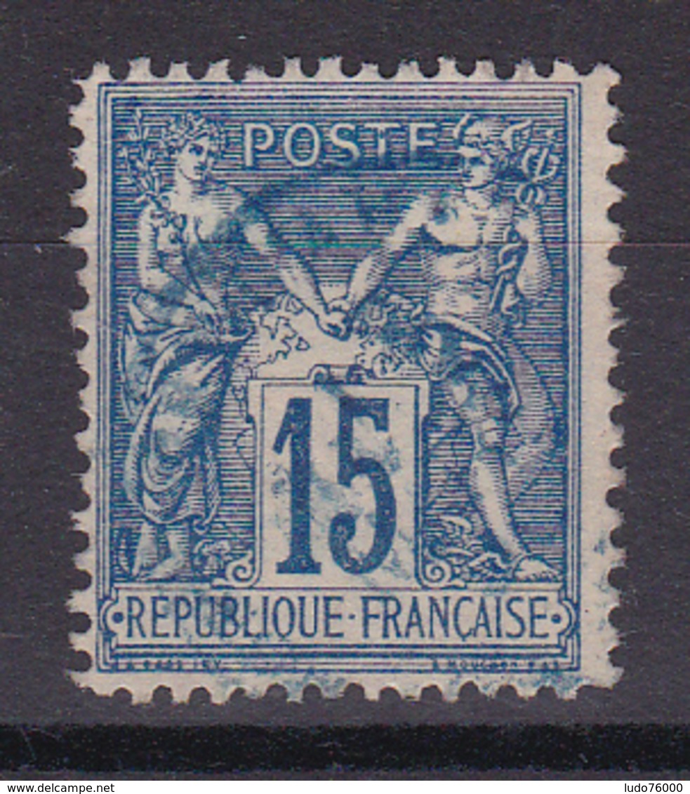 D335/ SAGE N° 90 OBL /  CACHET BLEU - 1876-1898 Sage (Type II)