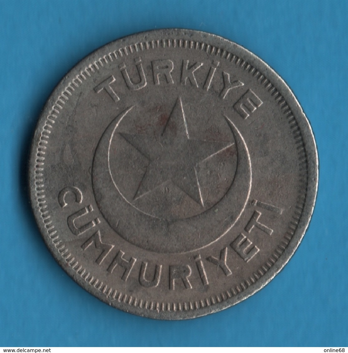 TURKEY  Empire Ottoman 5 Kurus 1936 TÜRKİYE CUMHURİYETİ	KM# 862 - Turquie