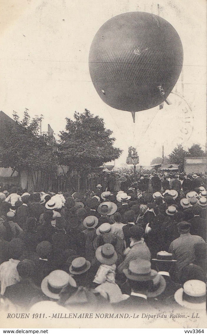 ROUEN: Millenaire Normand - Le Départ Du Ballon - Rouen