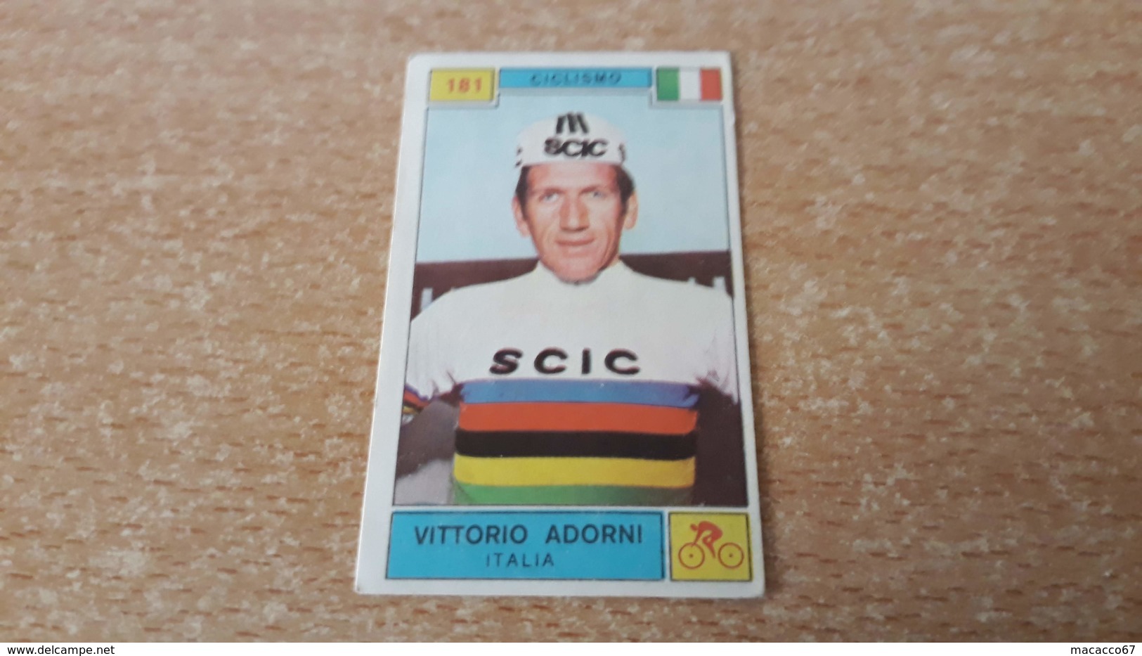 Figurina Panini Campioni Dello Sport 1969 - 181 Vittorio Adorni - Edizione Italiana