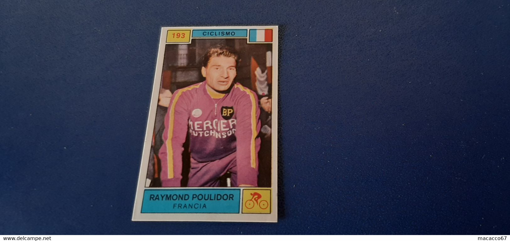 Figurina Panini Campioni Dello Sport 1969 - 193 Raymond Poulidor - Edizione Italiana