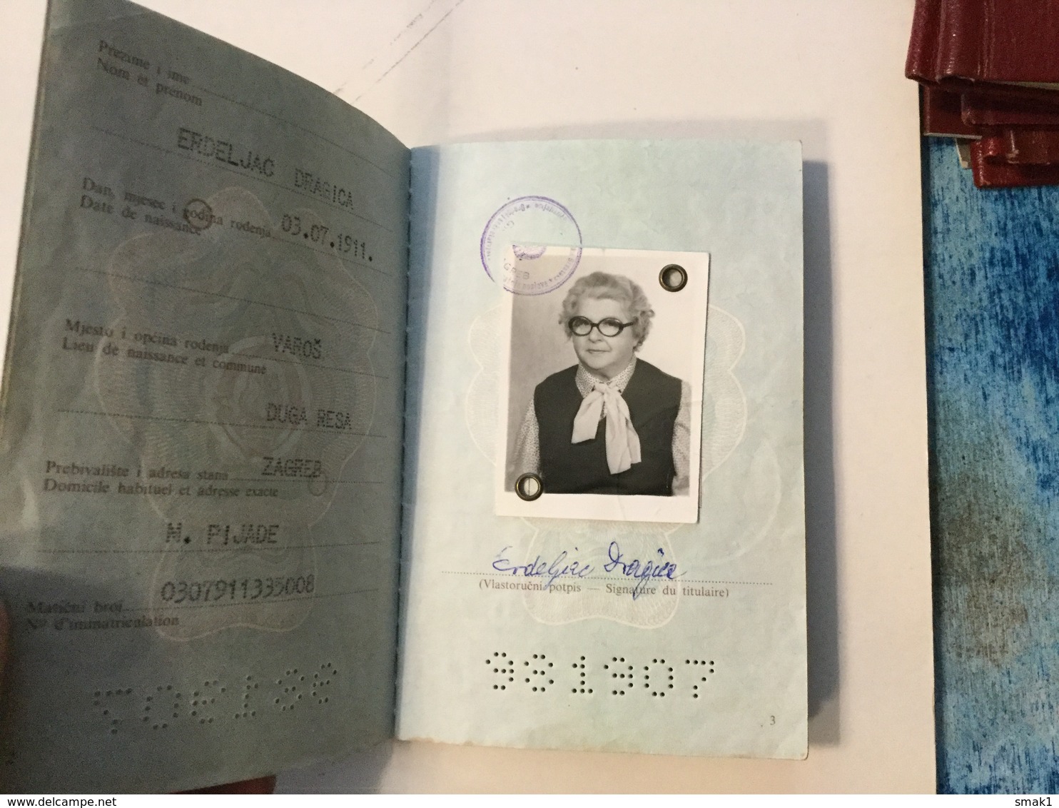 PASSPORT   REISEPASS  PASSAPORTO   PASSEPORT YUGOSLAVIA  1986. VISA TO: GREECE - Historische Dokumente