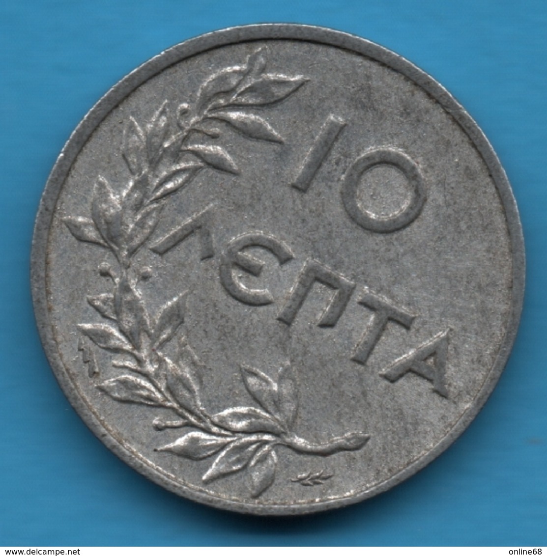 GREECE 10 LEPTA 1922 KM#66.1 - Grèce