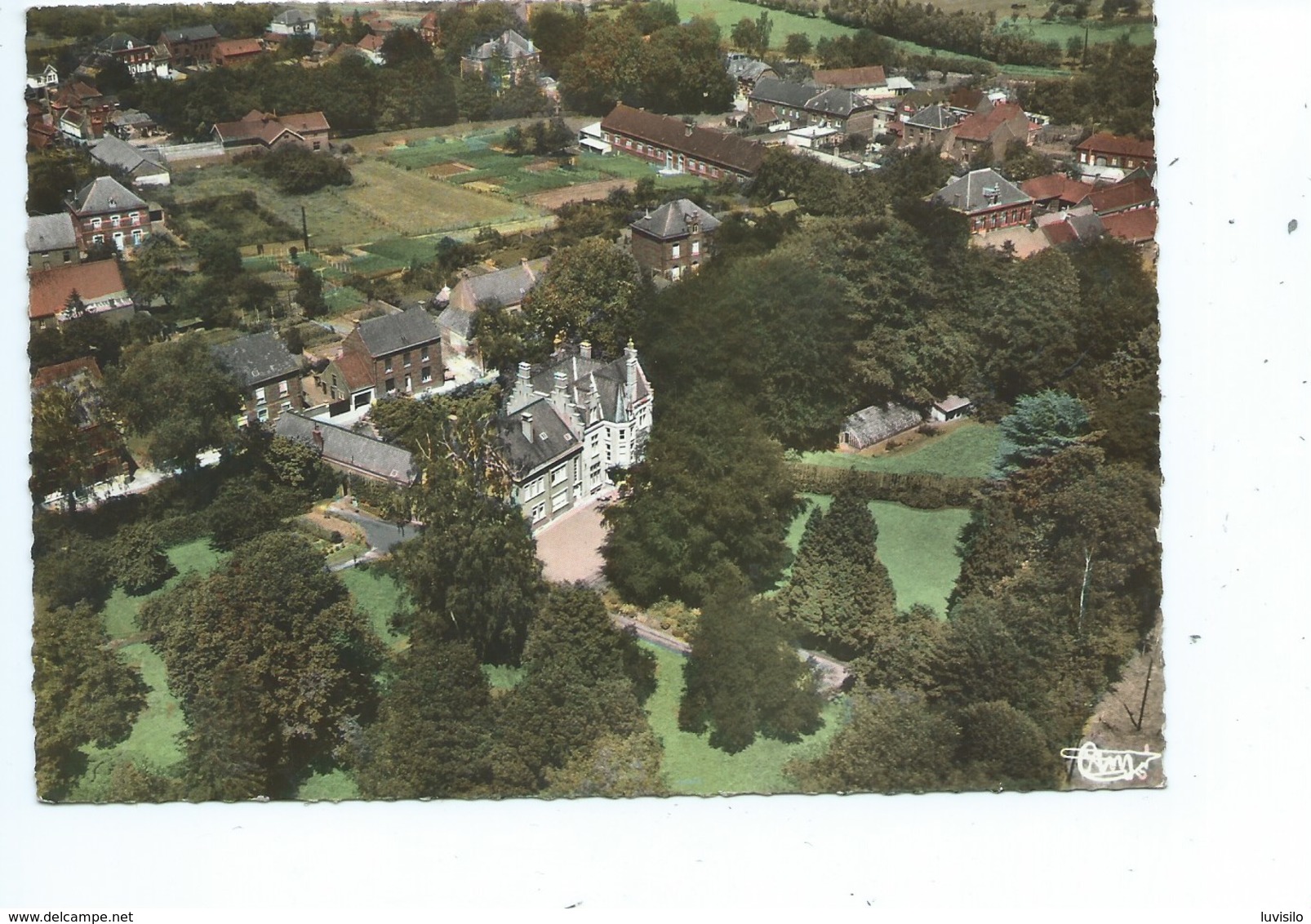 Flobecq Vue Aérienne Quartier De La Gare - Vloesberg