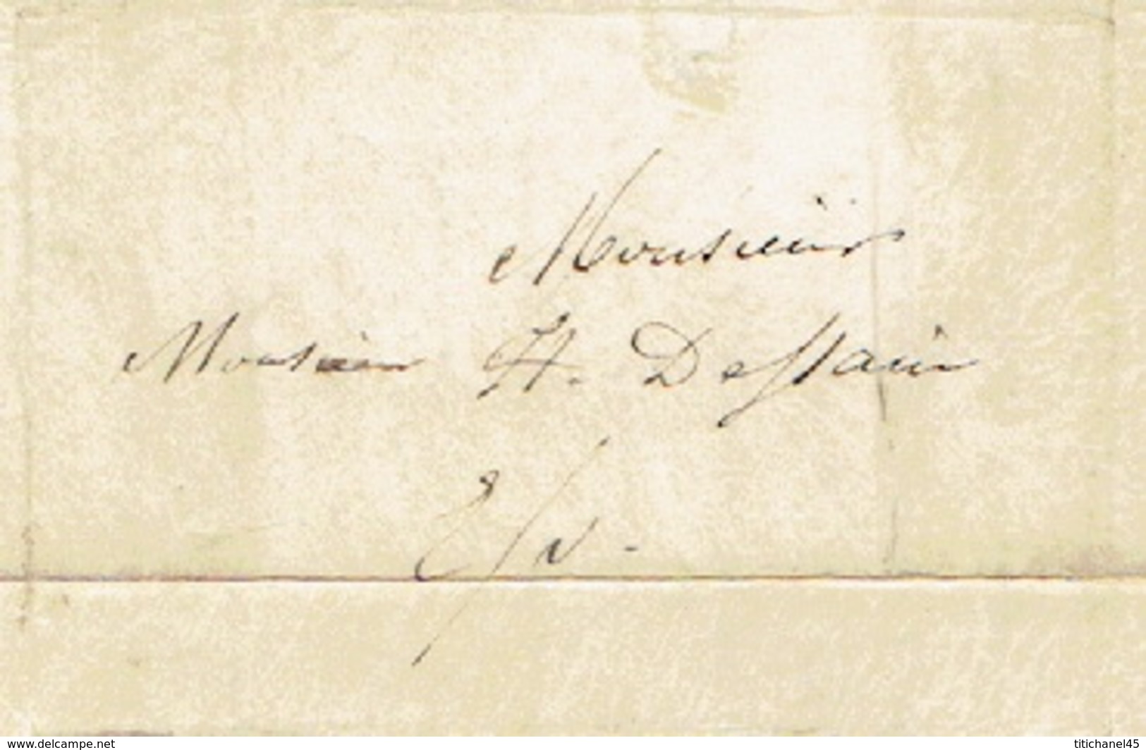 Lot De 5 Lettres Envoyées De 1849 à 1858 Par SAINTVITEUX  Fabricant De Cartes à Jouer à LIEGE à H. DESSAIN Imprimeur - Autres & Non Classés