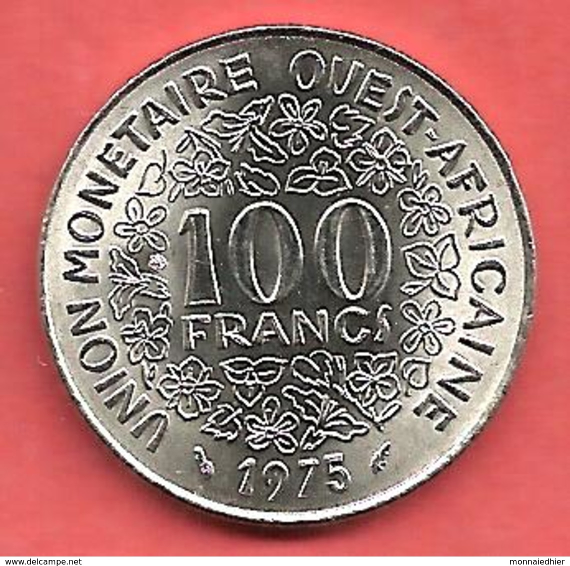 100 Francs , Etats De L' Afrique De L' Ouest , Nickel , 1975 , N° KM # 4 , Etat: SUP - Autres – Afrique
