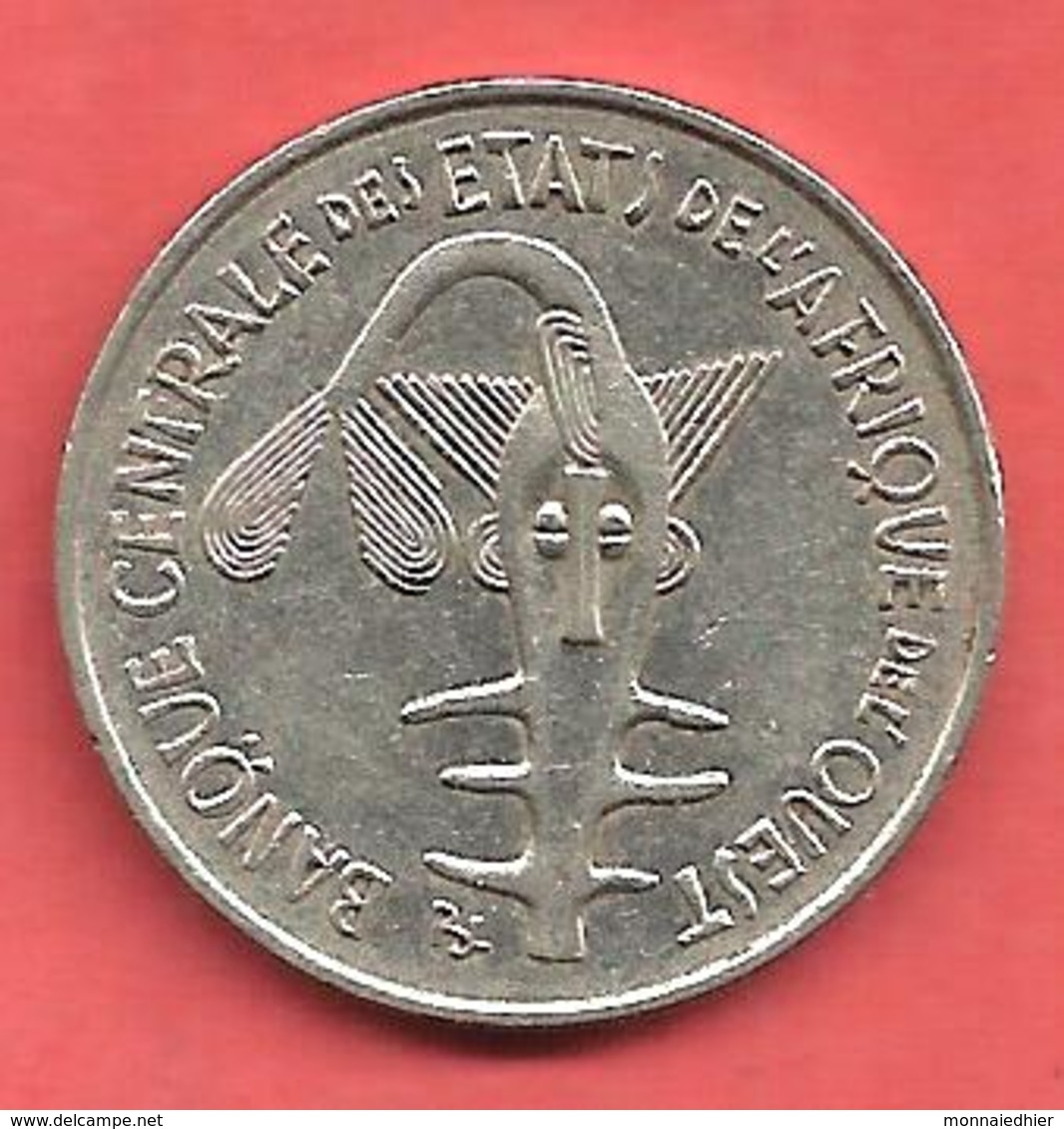 100 Francs , Etats De L' Afrique De L' Ouest , Nickel , 1976 , N° KM # 4 - Autres – Afrique