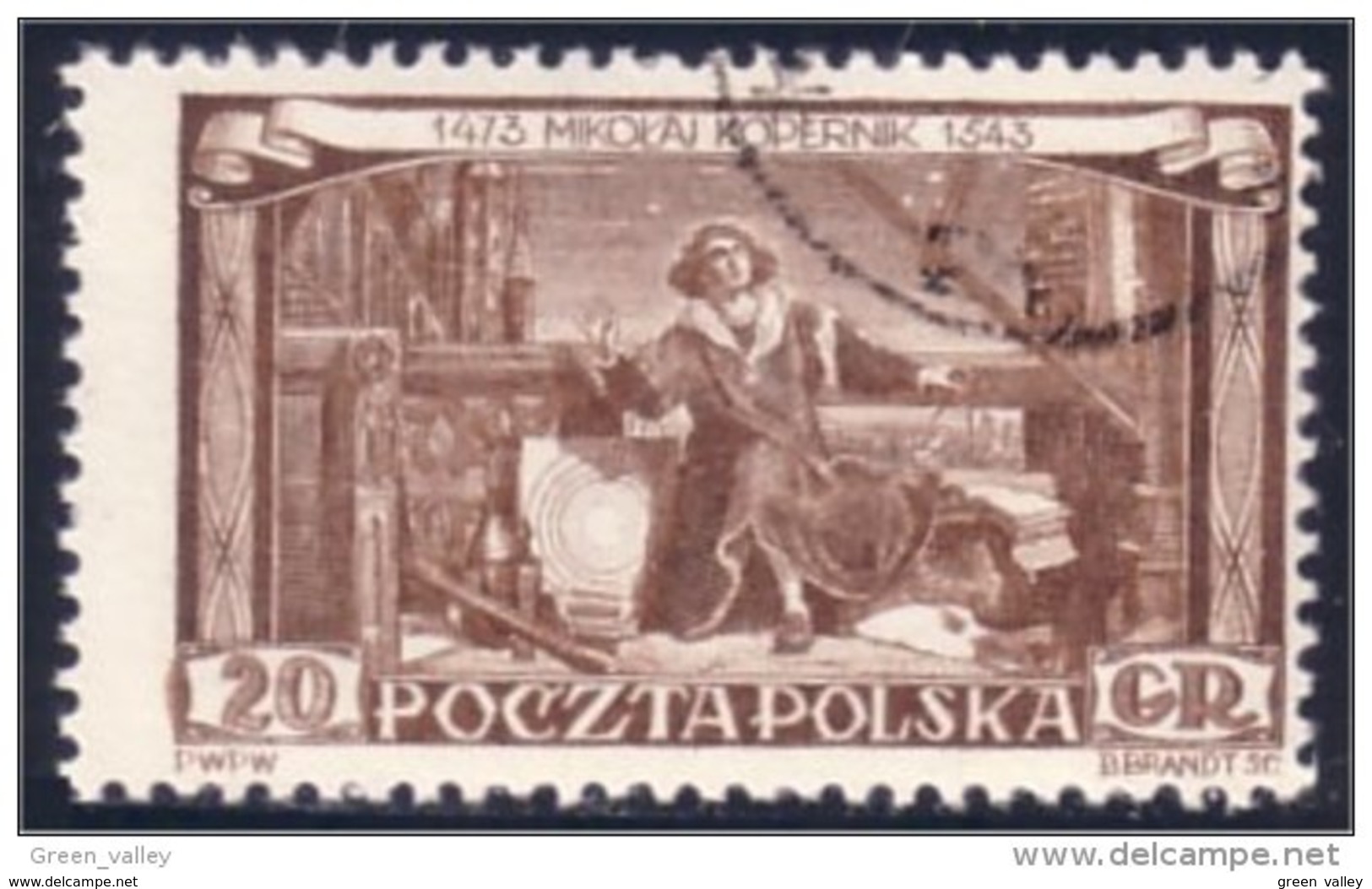740 Pologne Copernic (POL-150) - Astronomie