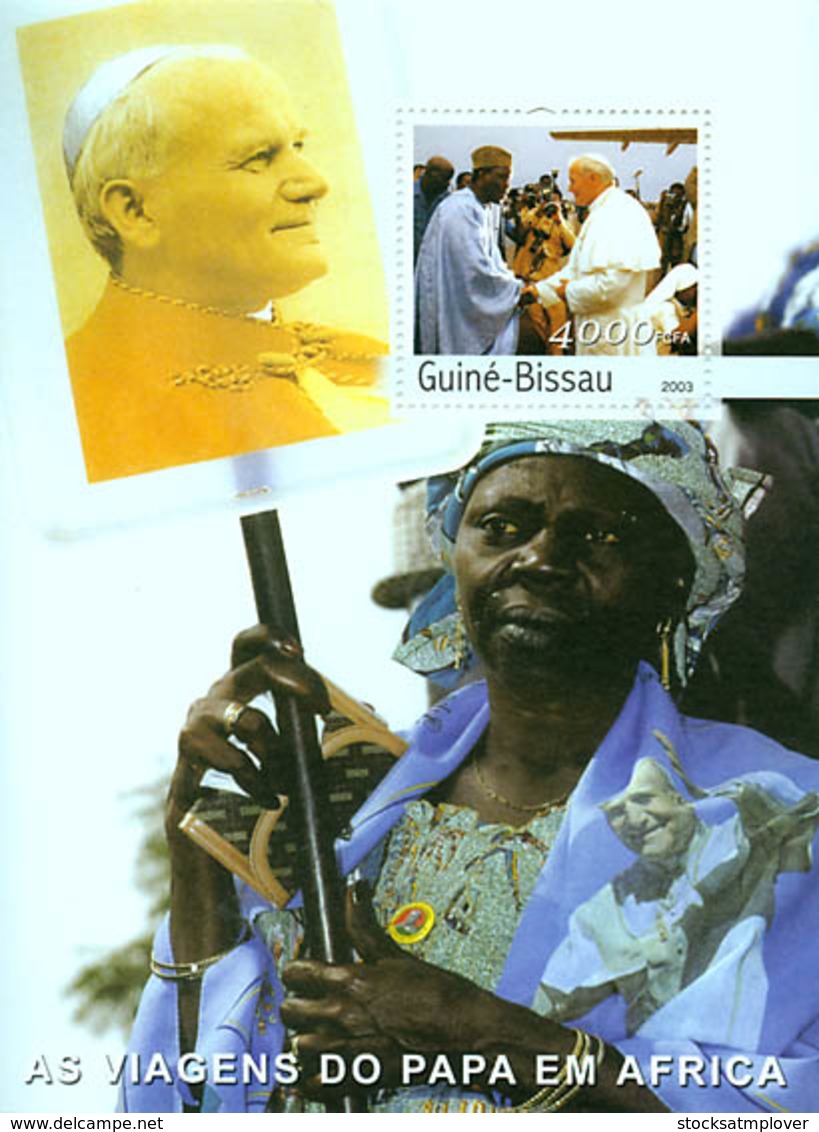 Guinea Bissau 2003 Pope John II ’s Travels In Africa - Guinea-Bissau