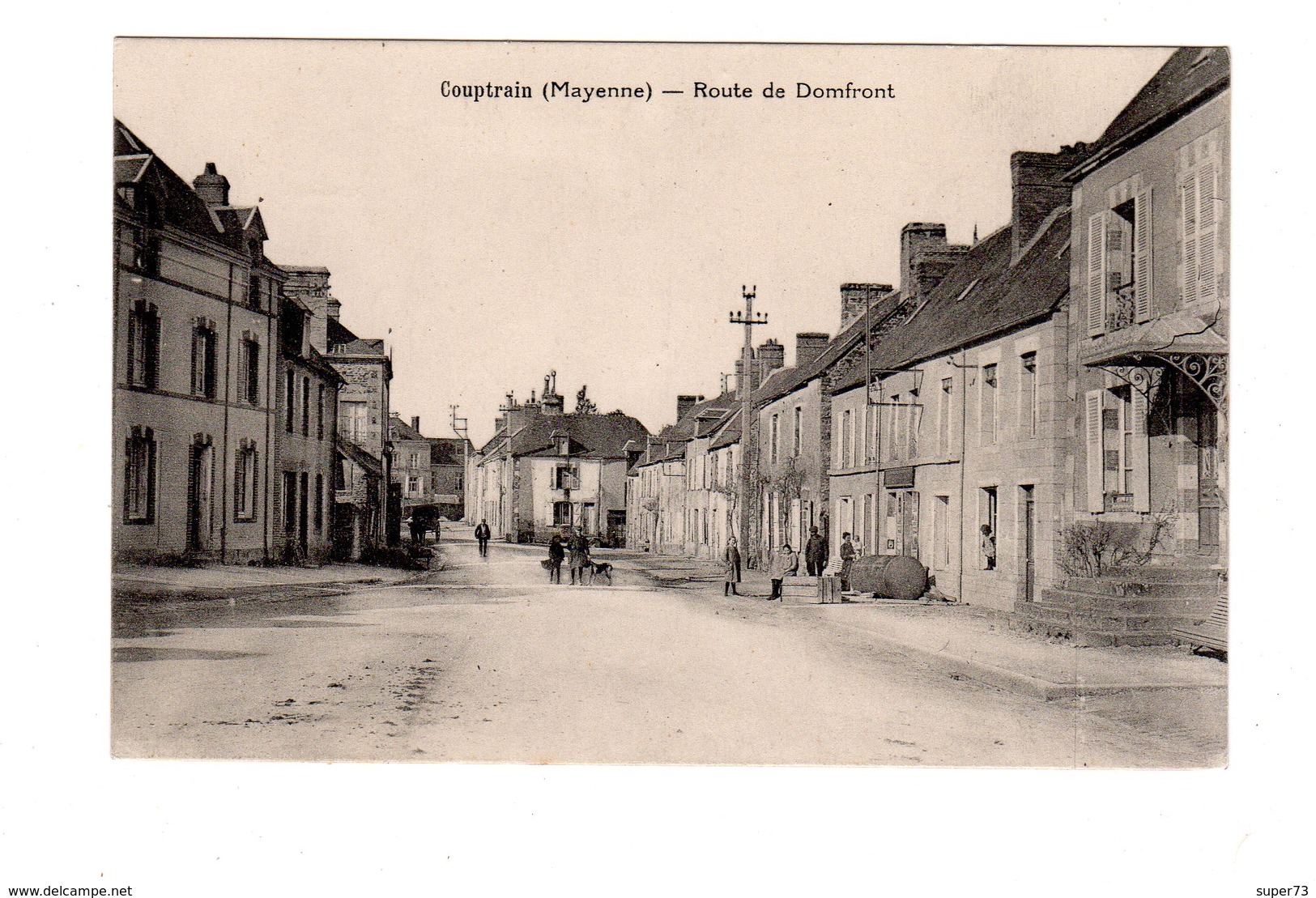 CPA 53 - Couptrain ( Mayenne ) Route De Domfront - Couptrain