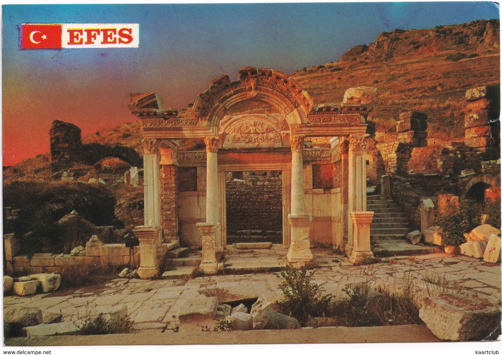 Efes - The Temple Of Hadriyanus And Kureler Street - (Türkiye) - Turchia