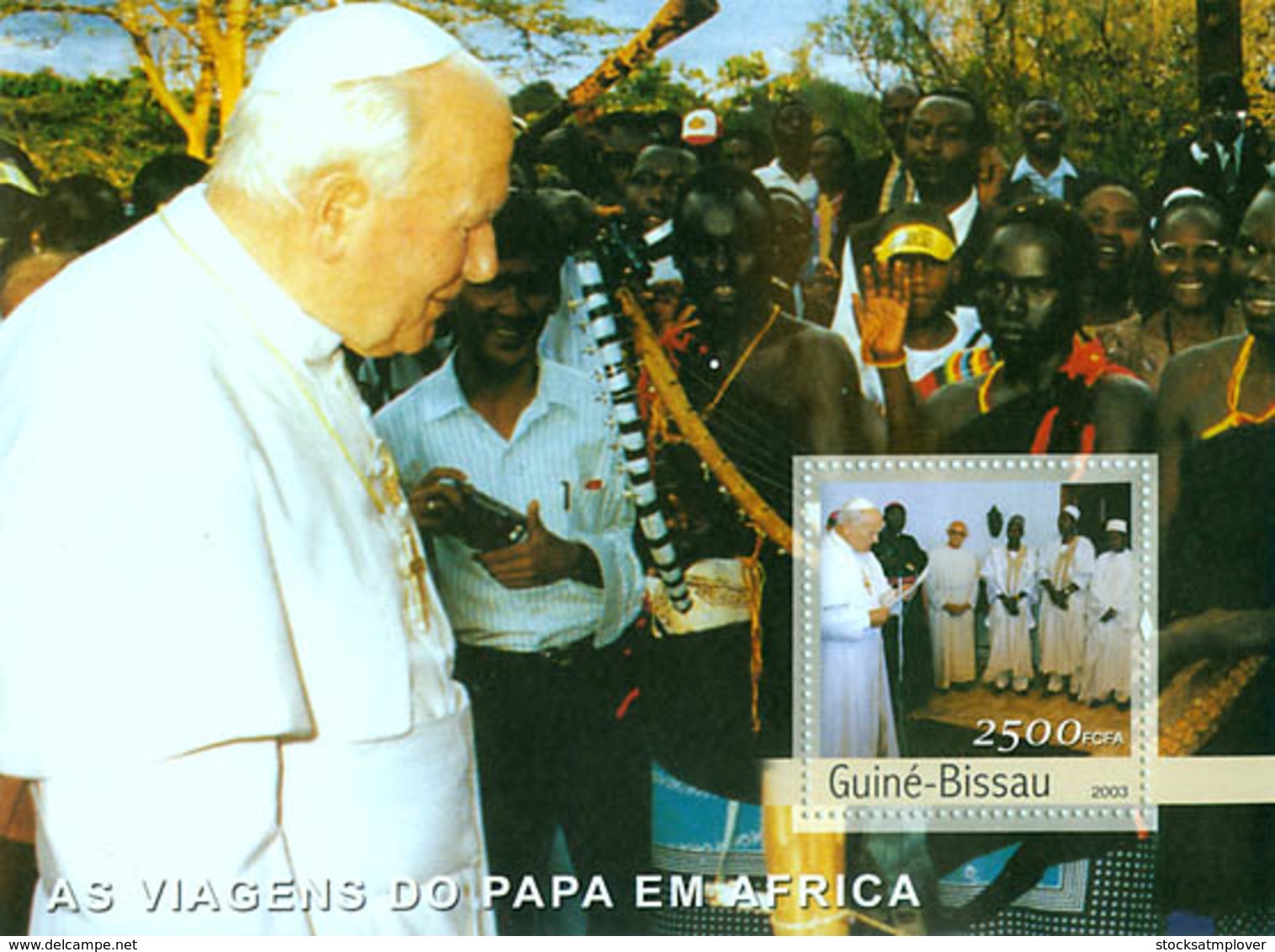 Guinea Bissau 2003 Pope John Paul  II ’s Travels In Africa - Guinea-Bissau