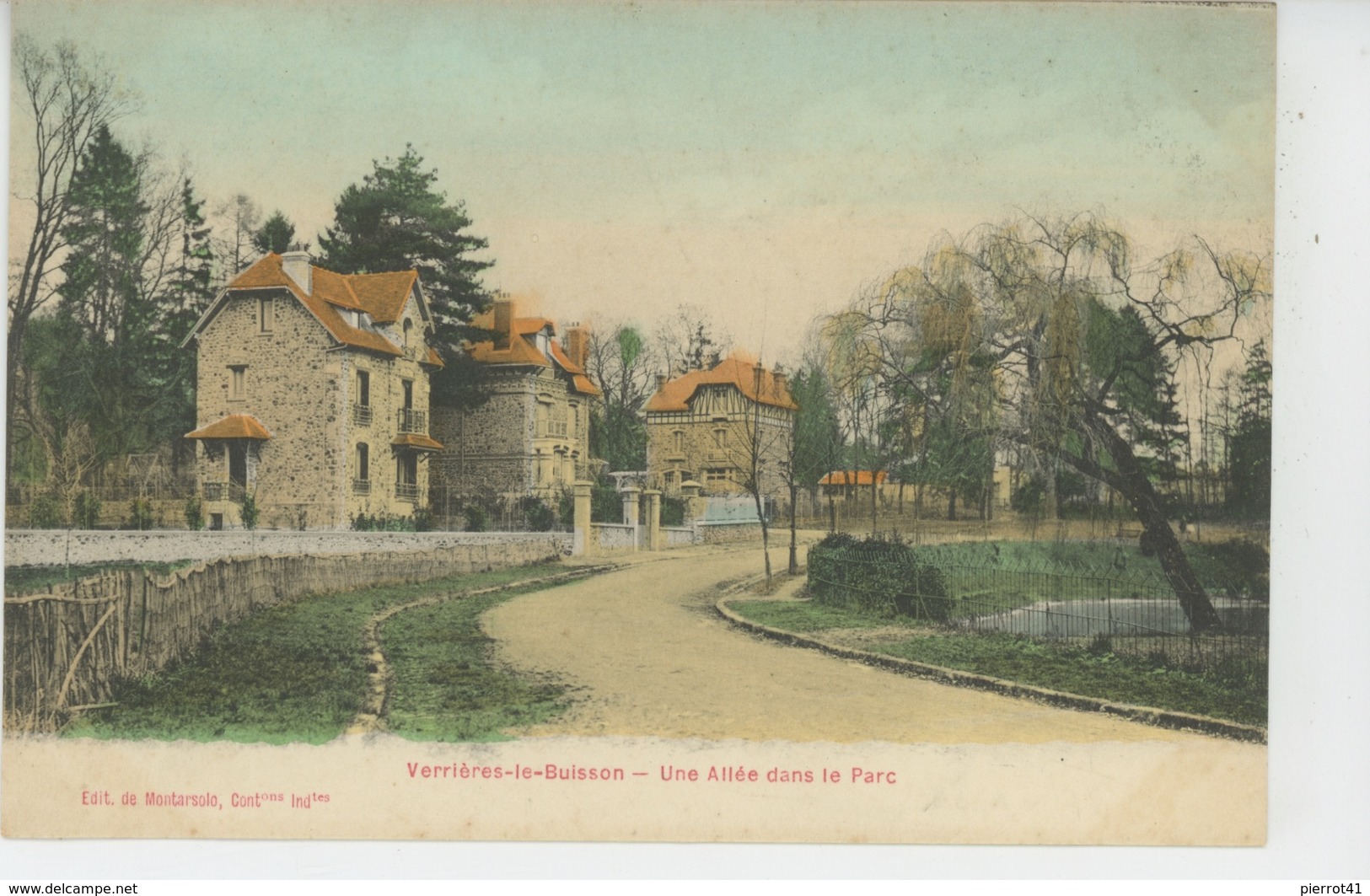 VERRIERES LE BUISSON - Une Allée Dans Le Parc - Verrieres Le Buisson