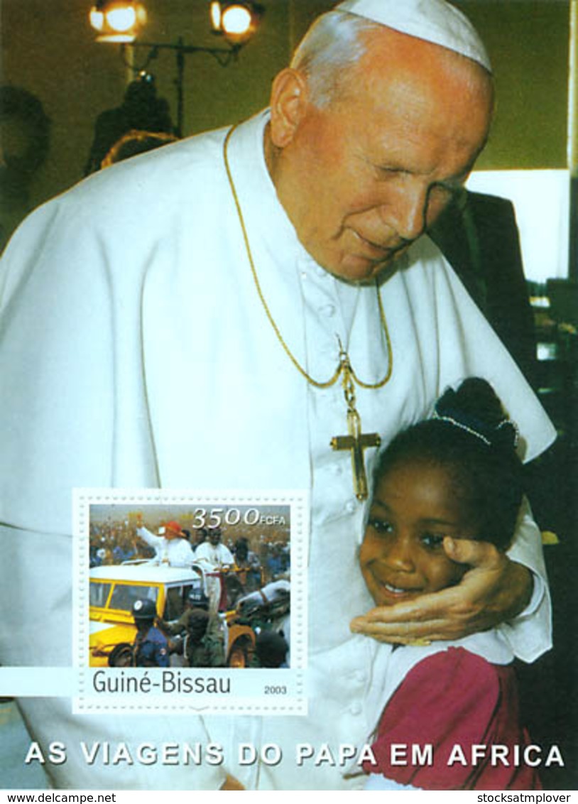 Guinea Bissau 2003 Pope John Paul  II ’s Travels In Africa - Guinea-Bissau