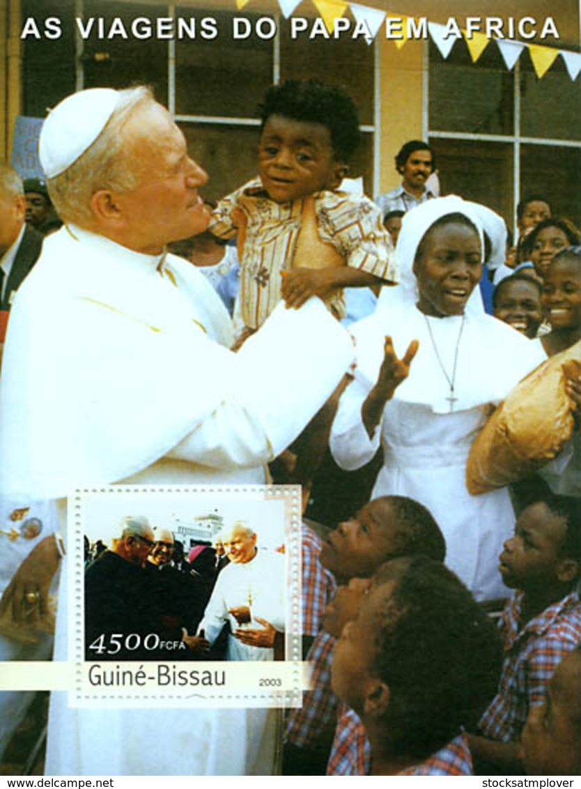 Guinea Bissau 2003 Pope John Paul  II ’s Travels In Africa - Guinea-Bissau