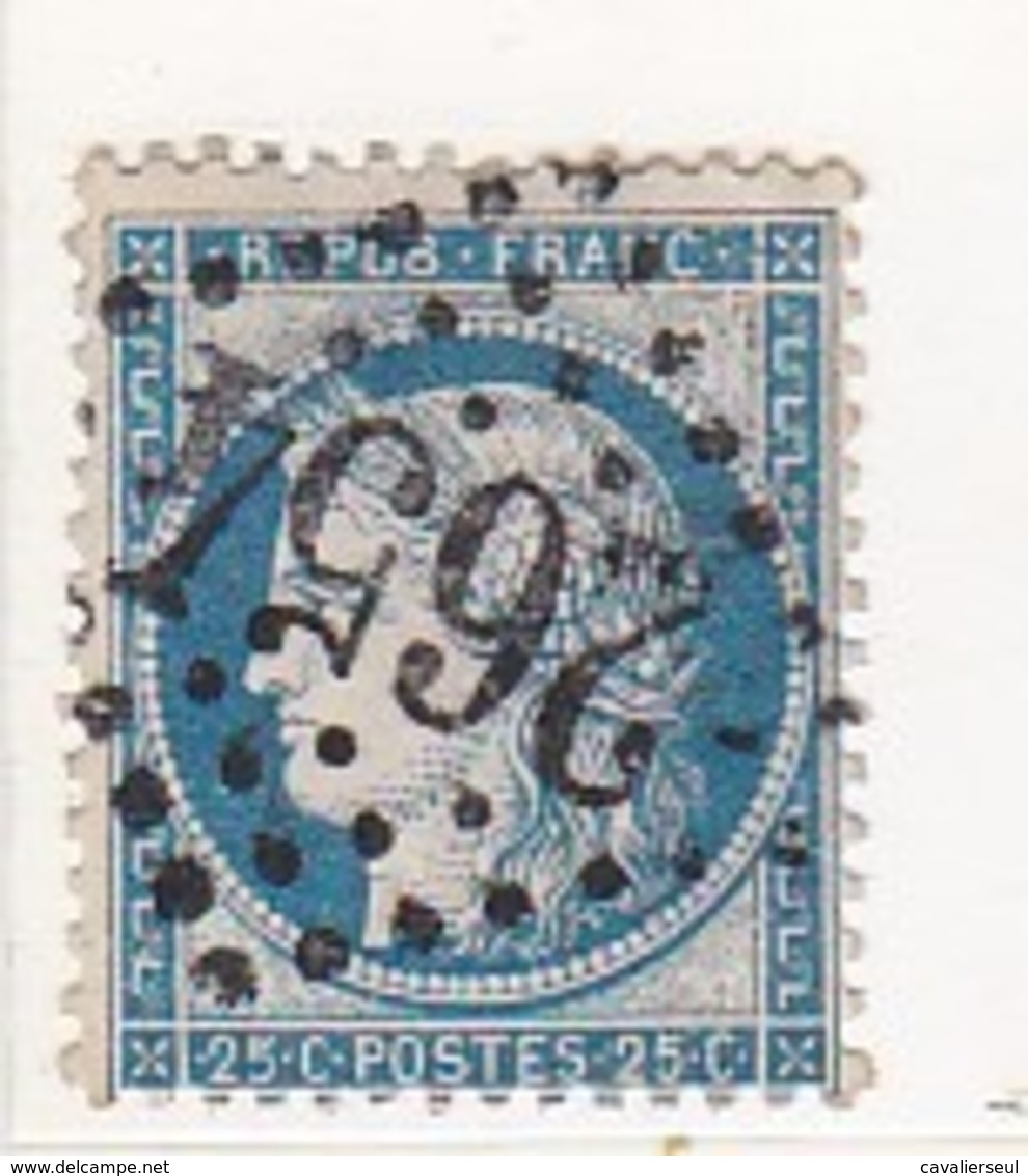 N°60B  Type II  OBL. GC - 1871-1875 Cérès